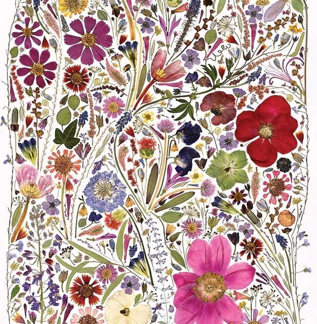 Puzzel Geperste Bloemen Lente 1000 Stukken door Cobble Hill