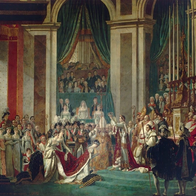 Puzzel kroning van keizer Napoleon en keizerin Josephine 1000 stukken
