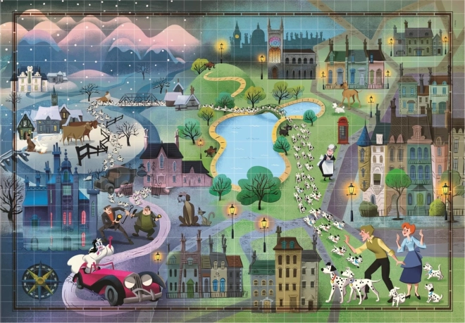 Puzzle Story Maps: 101 dalmatiërs
