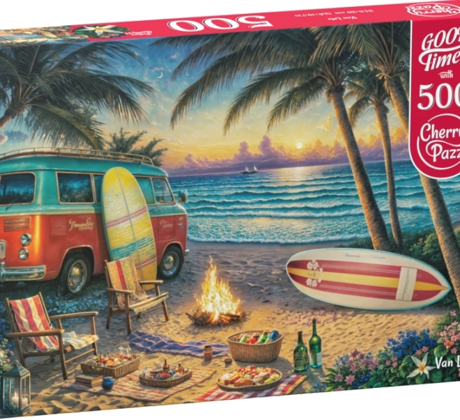 Puzzel Leven in een caravan 500 stukjes