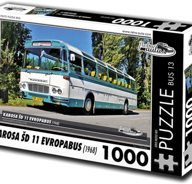Puzzel Retro-Auto's BUS Karosa ŠD 11 Evropabus 1000 stukjes