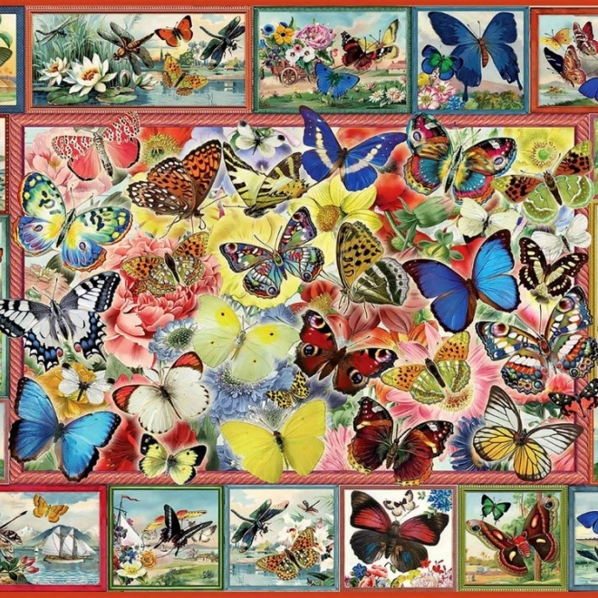 Puzzel Veel Vlinders 1000 Stukken
