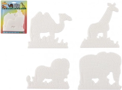 Strijkkralen Matjes Dieren - Olifant, Giraffe, Leeuw en Kameel