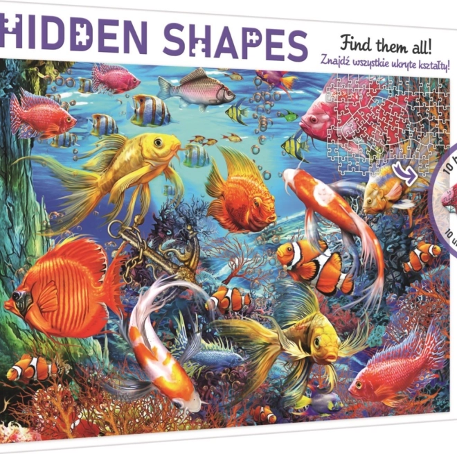 Puzzle Hidden Shapes: Onderwaterleven