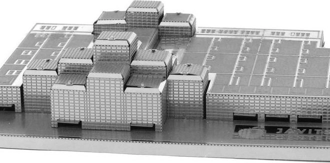 Metal Earth 3D-puzzel Jacob Javits congrescentrum