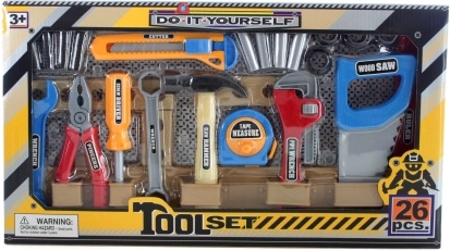 Grote set kindergereedschap