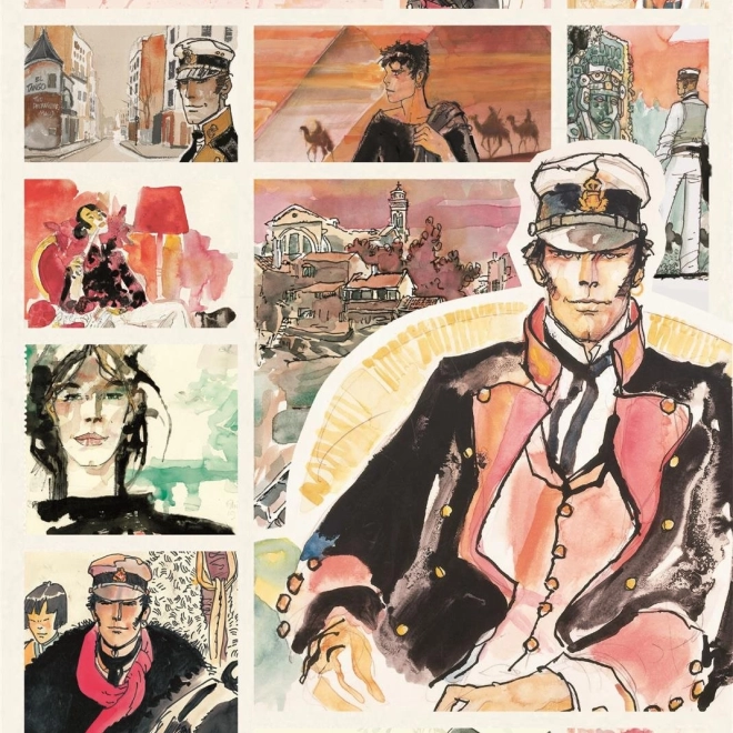 Puzzel 1000 stuks Corto Maltese: Verre reis