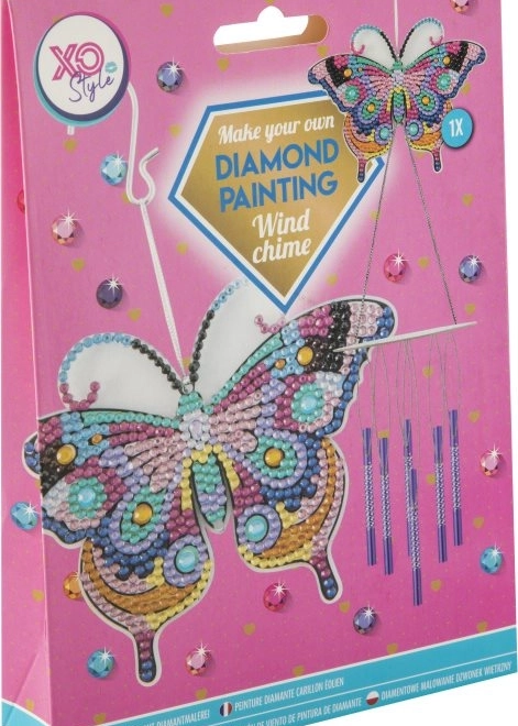 Diamantschilderen Windgong Vlinder