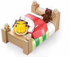 Sluban bouwset Garfield in bed