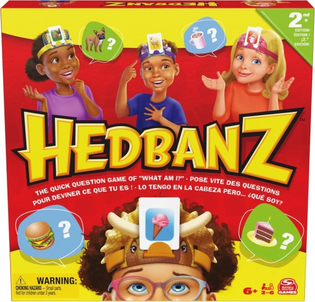 Gezelschapsspel Hedbanz - het raden van personages en objecten