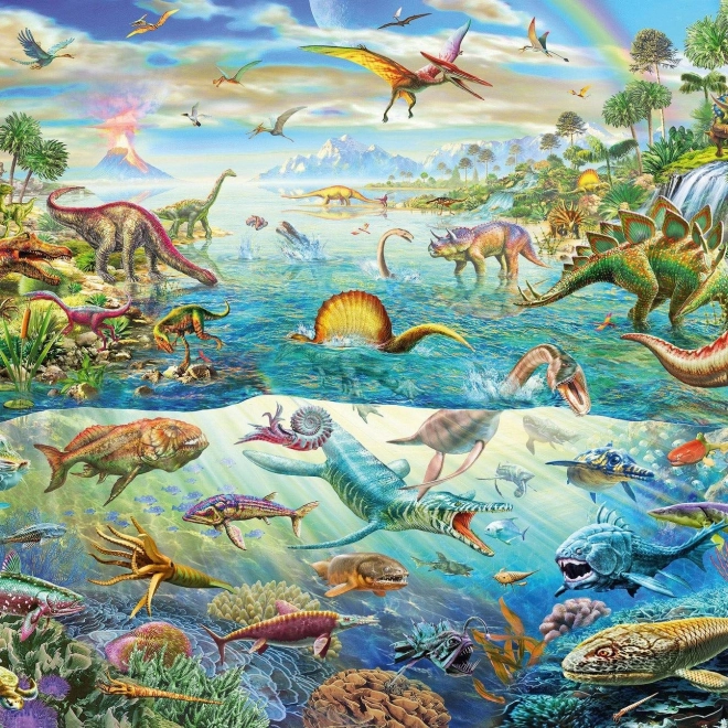Puzzel Wereld van dinosaurussen 200 stukjes SCHMIDT