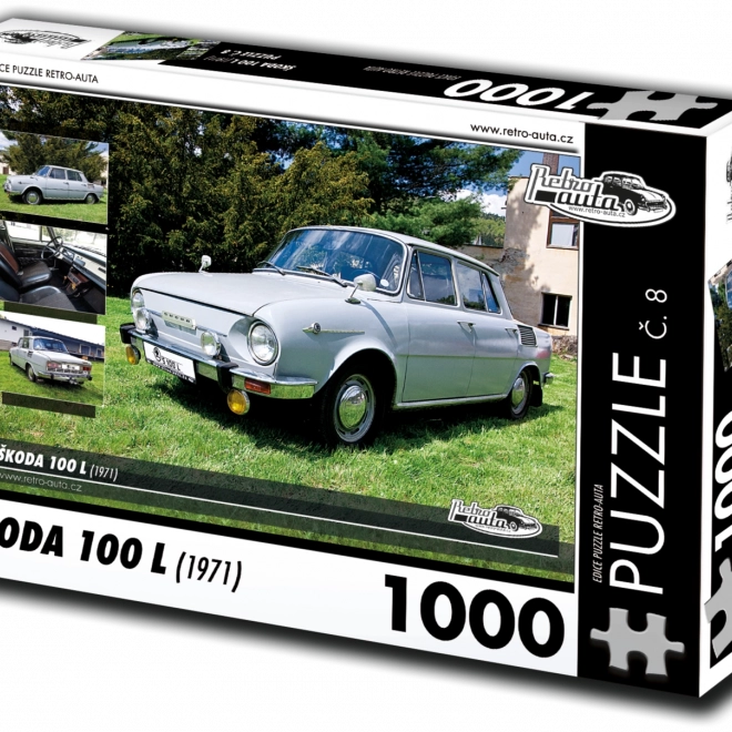 Retro auto puzzel Škoda 100 L 1000 stukjes