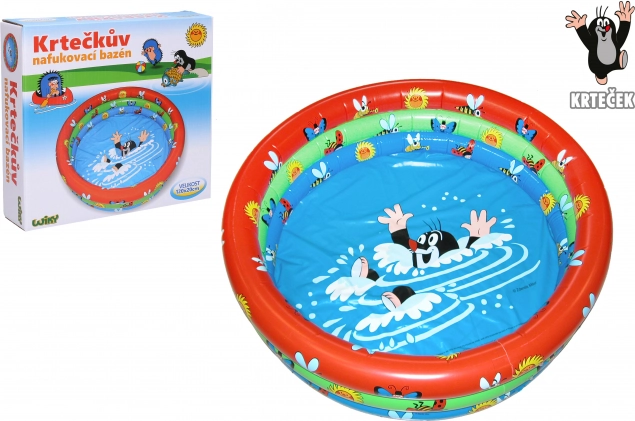 Kinder opblaasbaar zwembad met Křteček thema
