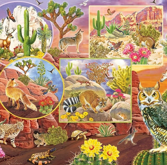 Familiepuzzel Woestijnmagie 350 stukjes – COBBLE HILL