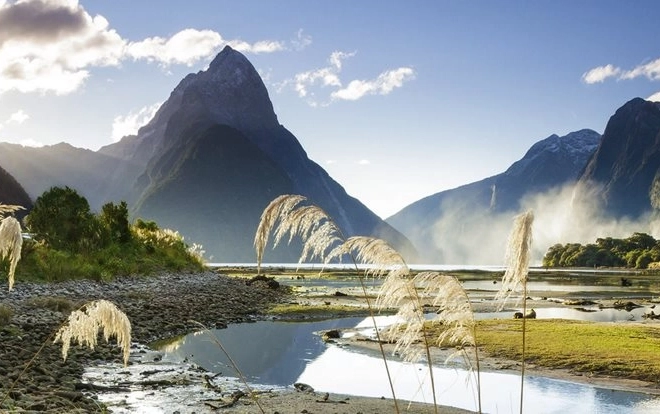 Panoramische puzzel Milford Sound Nieuw-Zeeland 1000 stukjes