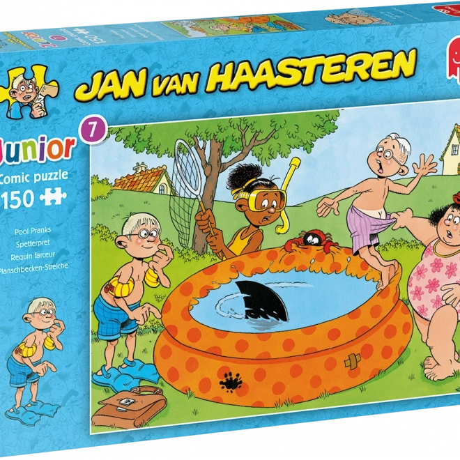 Legpuzzel JUMBO Jan van Haasteren Junior: Grappen bij het zwembad 150 stukjes