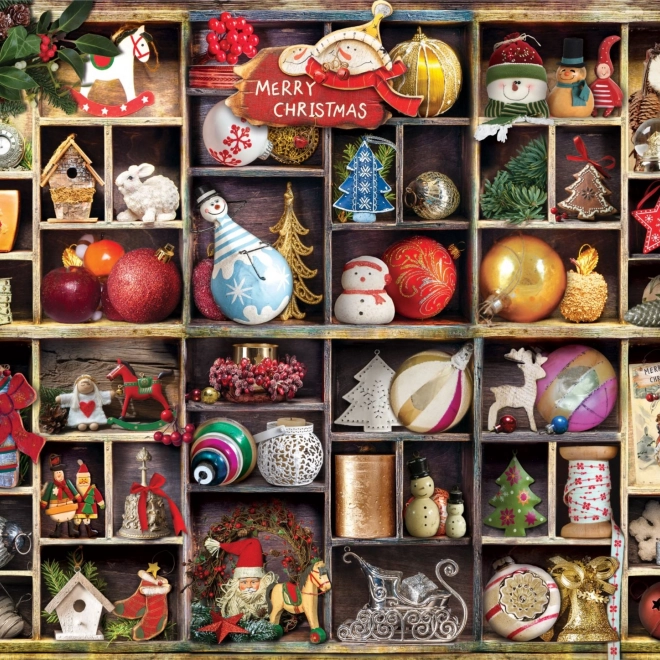 Eurographics puzzel Kerstversieringen 1000 stukjes