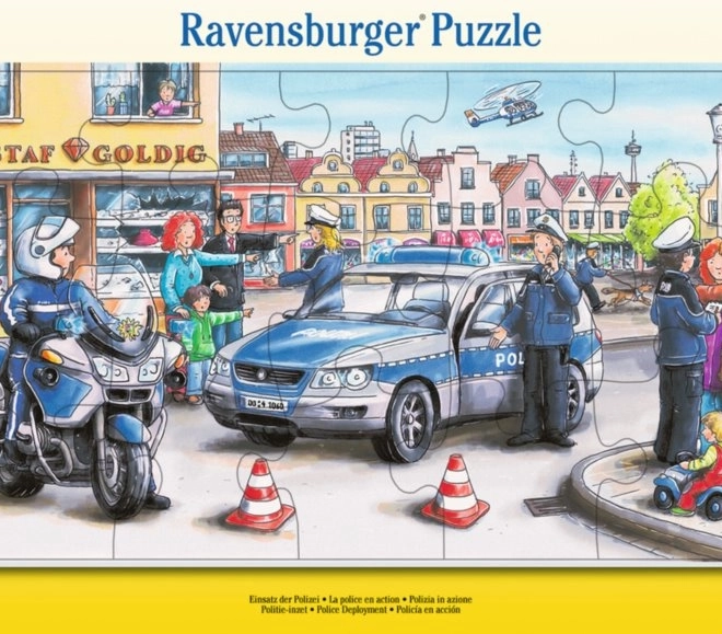 Ravensburger politie puzzel voor kinderen 15 stukjes