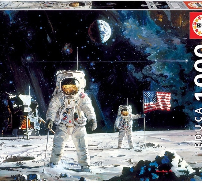 Educa Puzzel Eerste Mannen op de Maan 1000 Stukken