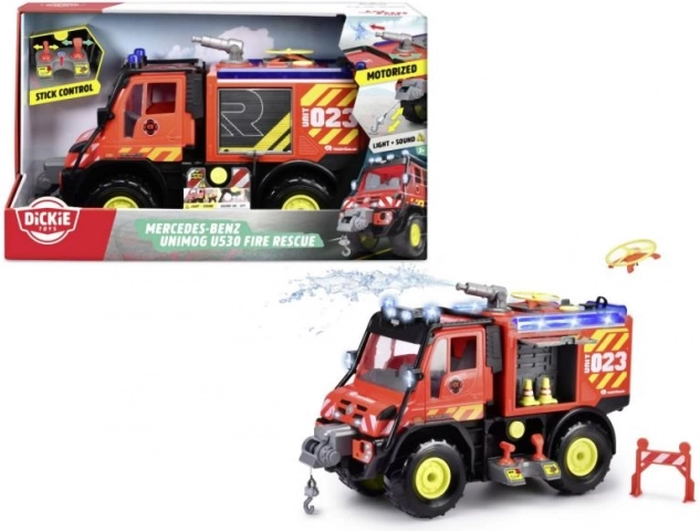 Brandweerauto Mercedes-Benz Unimog U530 met effecten