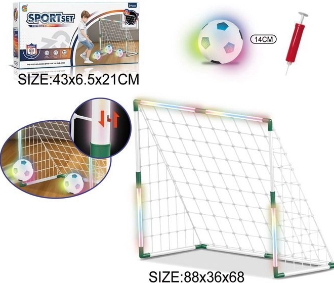 Voetbalset met lichteffecten