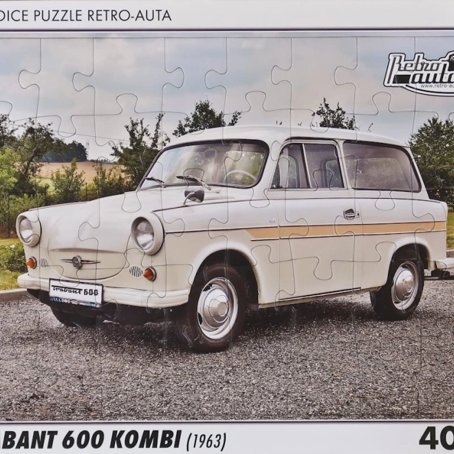 RETRO-AUTO Puzzel nr.70 Trabant 600 Kombi (1963) 40 stukjes