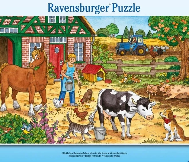 Puzzel 15 stukjes Leven op de boerderij