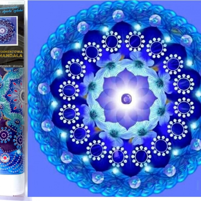 Diamant schilderen 7D Middernacht mandala 30 × 30 cm