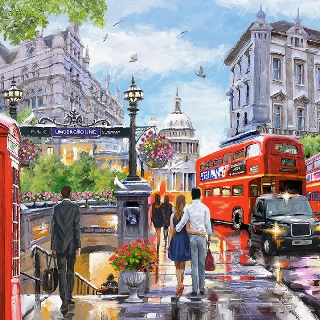 Puzzel 2000 stukjes - Lente in Londen