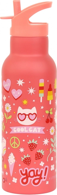 A Little Lovely Company RVS drinkfles 500 ml – Zábava
