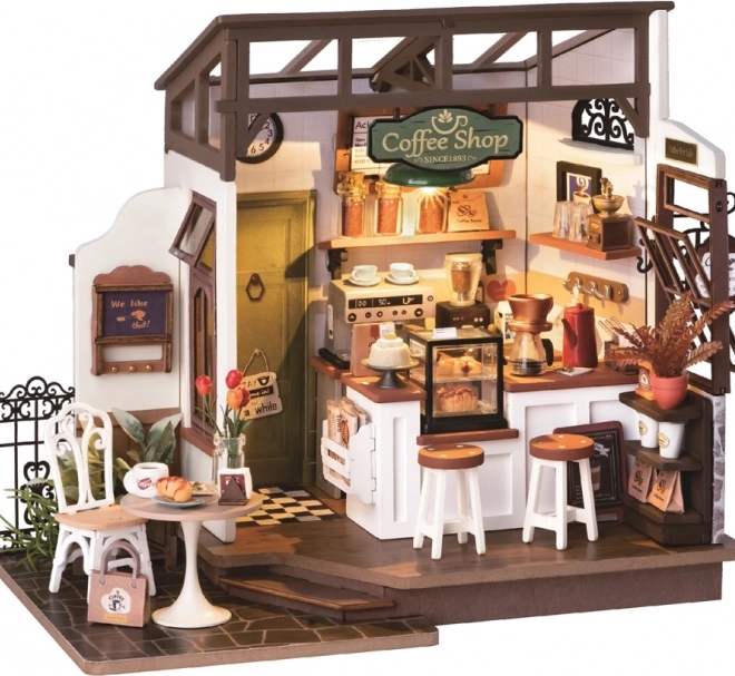 RoboTime 3D houten puzzel café