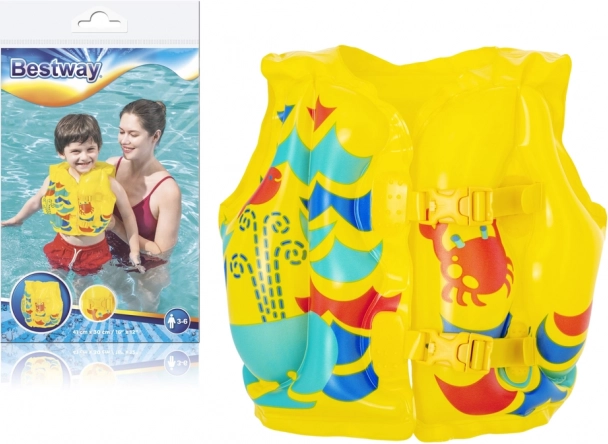 Tropisch opblaasbaar kinderzwemvest 41 × 30 cm BESTWAY