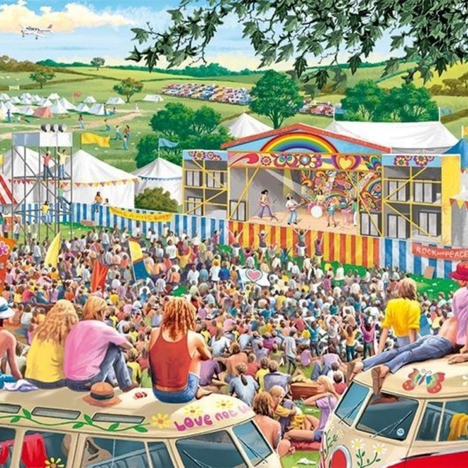 Puzzel Zomer Muziekfestival 1000 stukjes
