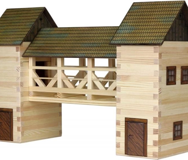 Houten lijmconstructieset Brug WALACHIA