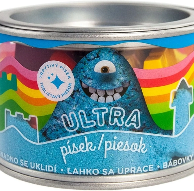 Ultra zand met glitters 200 g – blauw