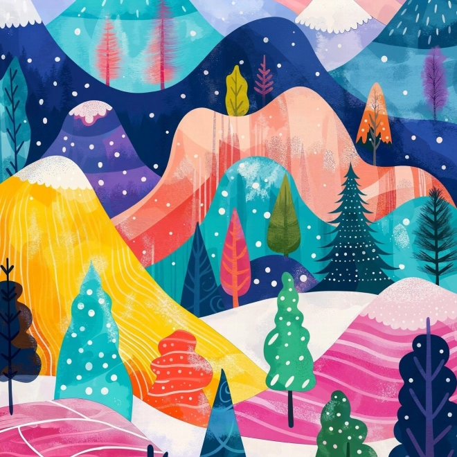 Puzzel Winterpalet 1000 stukjes