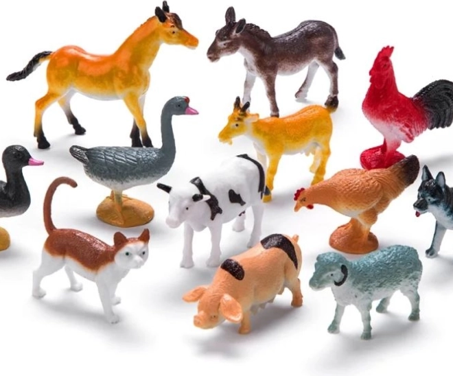 Faunica – boerderijdieren, set van 12 figuren