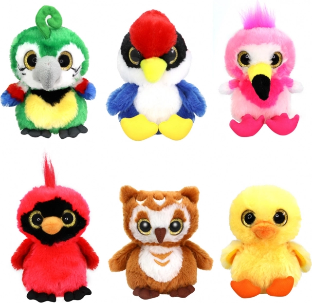 Schattige pluche vogel Cutekins met geluiden