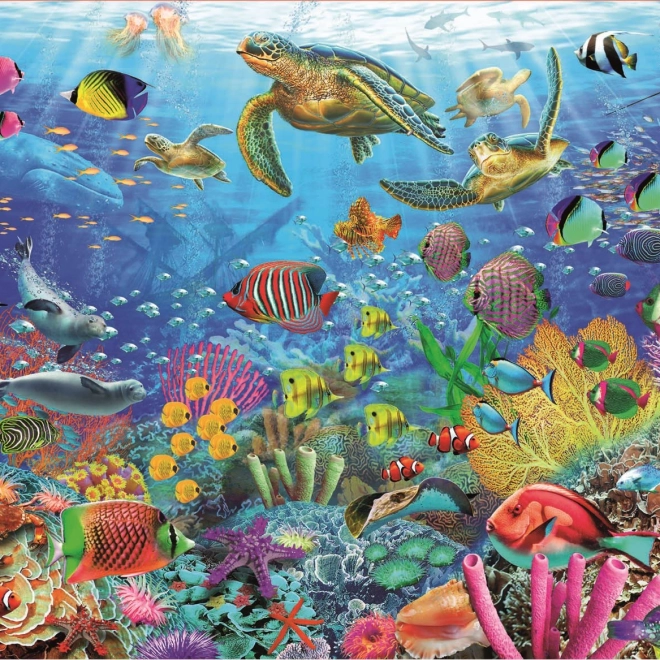 Educa puzzel schildpadden in tropische fantasie 1000 stukjes