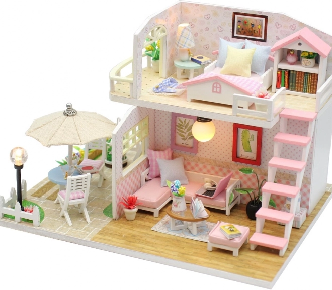 Miniatuur Huisje Roze Huis 2Kids Speelgoed