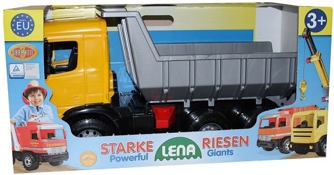 Grote kinder kiepwagen met blokkering