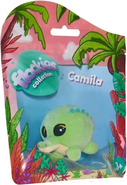 Groene pluchen krokodillenspeeltje Flockies