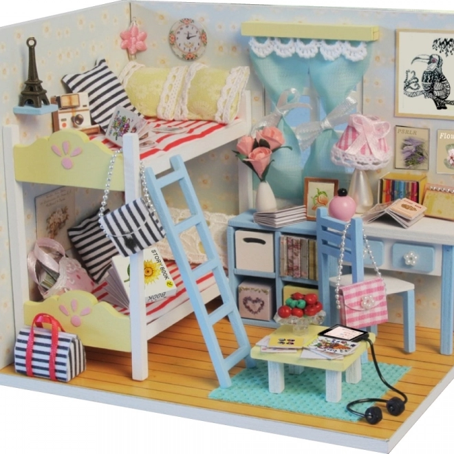 2Kids Toys miniatuur poppenhuis Terug naar de kindertijd