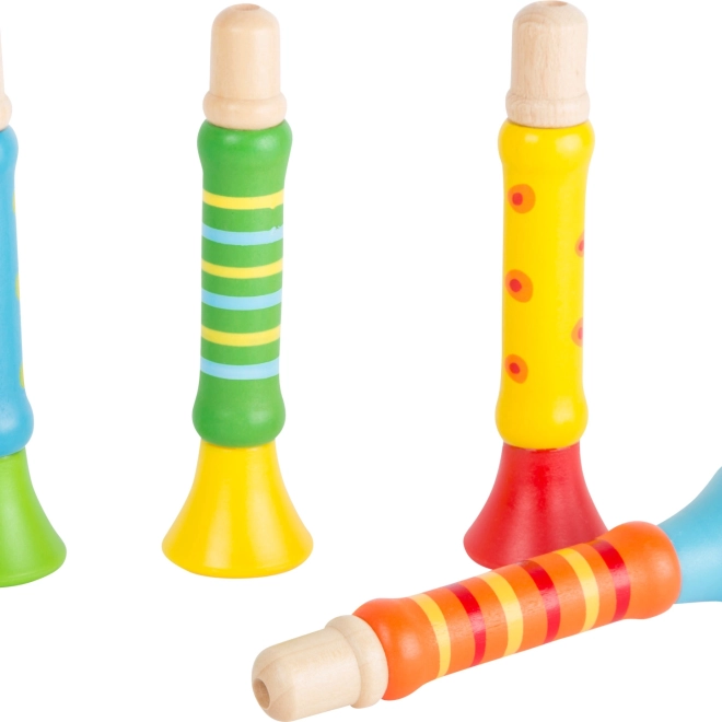 small foot houten trompet