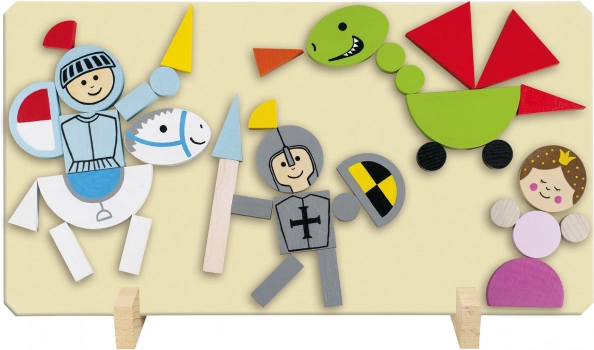 Detoa magnetische puzzel ridders