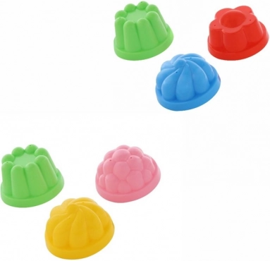 Plastic vormpjes 3 stuks 8 cm