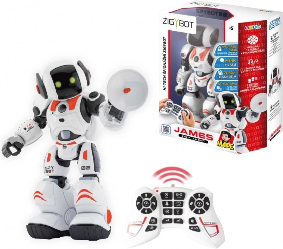 Spionage robot Zigybot James