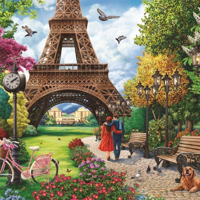 Puzzel Lente in Parijs 500 stukjes