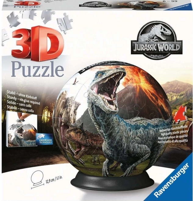 Ravensburger 3D puzzlebal Jurassic World 72 stukjes