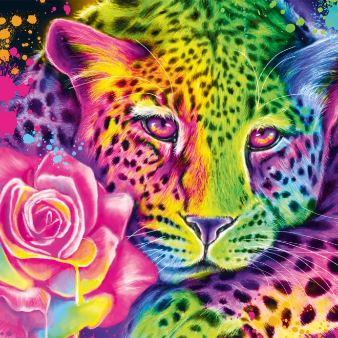 Puzzel SCHMIDT Luipaard Neon 1000 stukjes